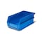 Triton Products Stacking Hanging Interlocking Bins, Polypropylene, Blue, 7-3/8" L x 4-1/8" W x 3" H, 6 CT 3-220B-6 - alternate 2
